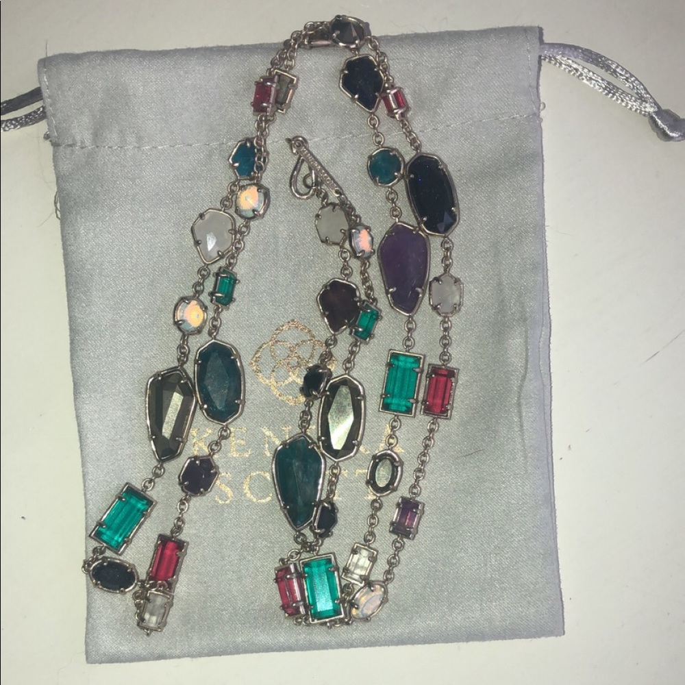Kendra Scott Joann Long Necklace jewel tone mix